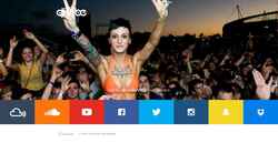 Posnetek zaslona djvibe.com