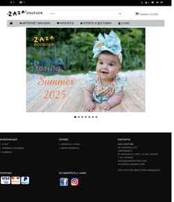 Skærmbillede zazacouture.com