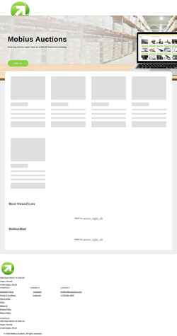 Screenshot mobiusauctions.com