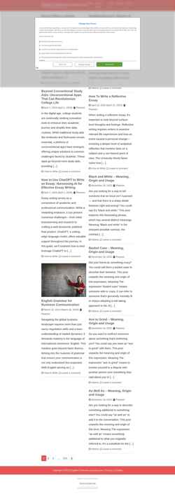 Снимак екрана english-grammar-lessons.com