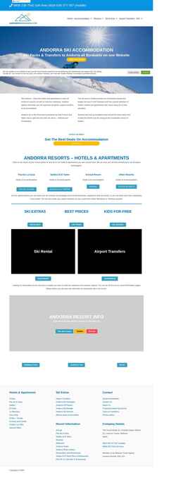 Screenshot andorrabookings.com