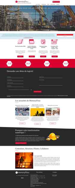 Screenshot www.memory-flow.fr