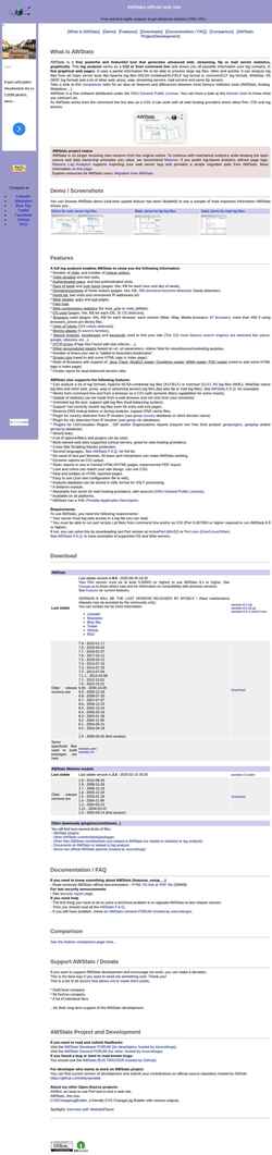 Ekraanipilt awstats.sourceforge.io