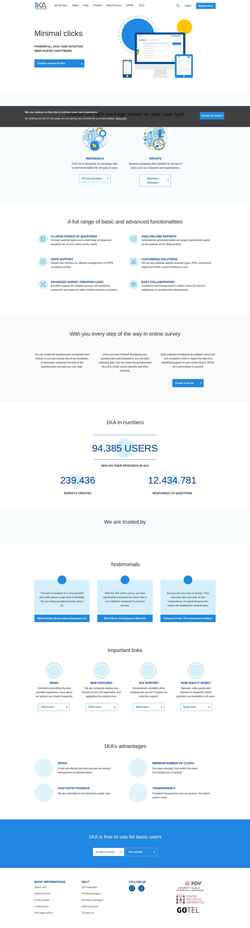 Скриншот www.oneclicksurvey.com