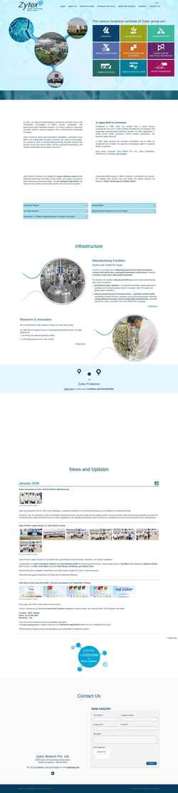 Screenshot www.zytex.com