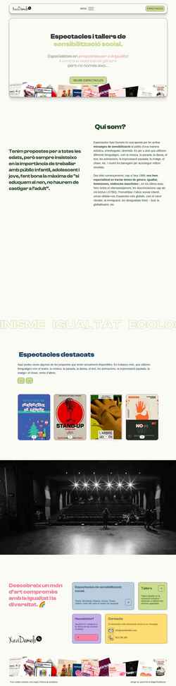 Screenshot xavidemelo.com