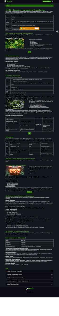 Screenshot ca-jeetcity.com