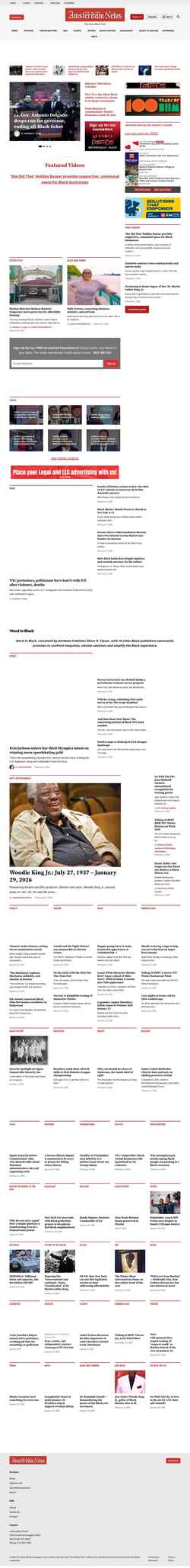 Screenshot amsterdamnews.com
