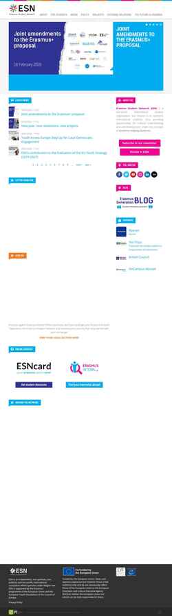 Ekraanipilt esn.org
