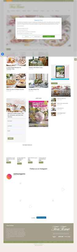 Snímek obrazovky teatimemagazine.com
