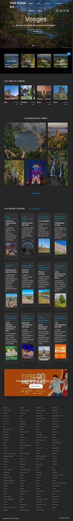 Screenshot visitgrandest.com