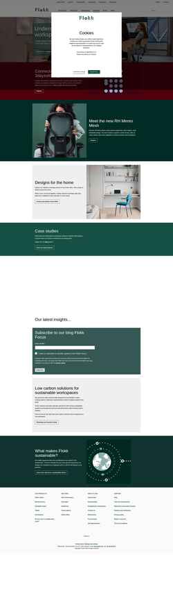Screenshot www.flokk.com