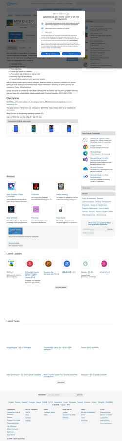 Screenshot mine-out.updatestar.com