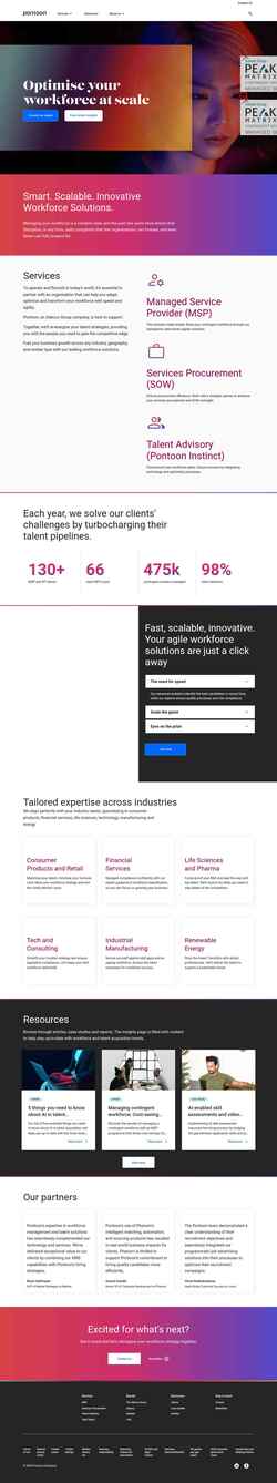 Screenshot www.pontoonsolutions.com