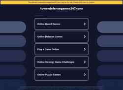 截屏 towerdefensegames247.com