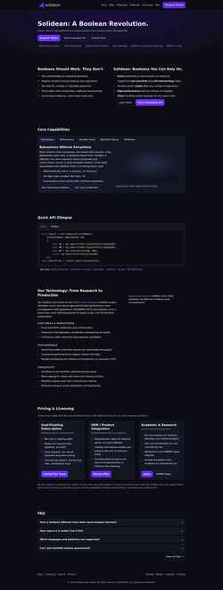 Screenshot solidean.com