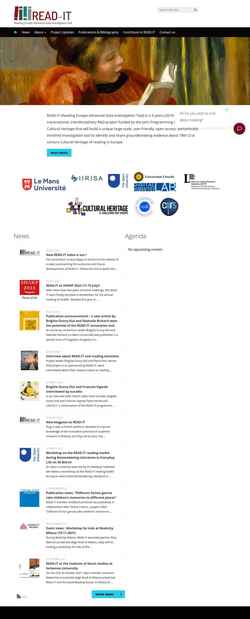 Screenshot readit-project.eu