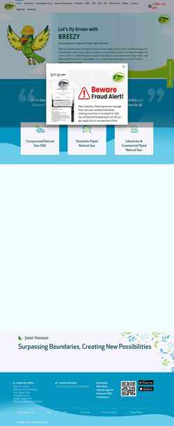Screenshot gailgas.com