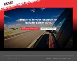 Screenshot spicerparts.com