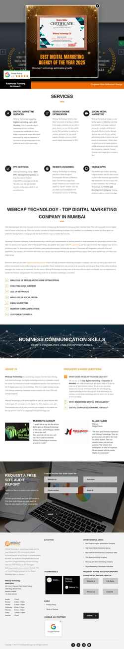 Screenshot webcaptechnology.com
