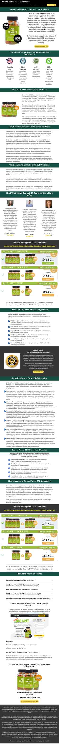 Screenshot denverfarmscbdgummies.com