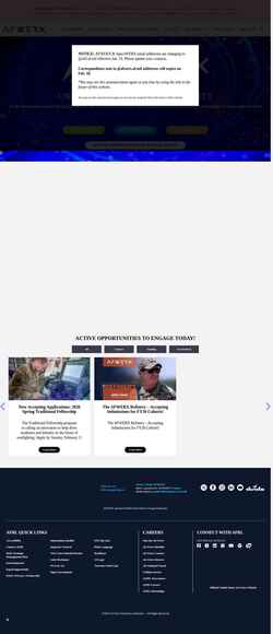 Screenshot afwerx.com