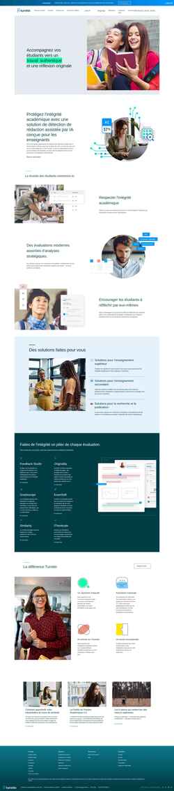 Screenshot fr.turnitin.com