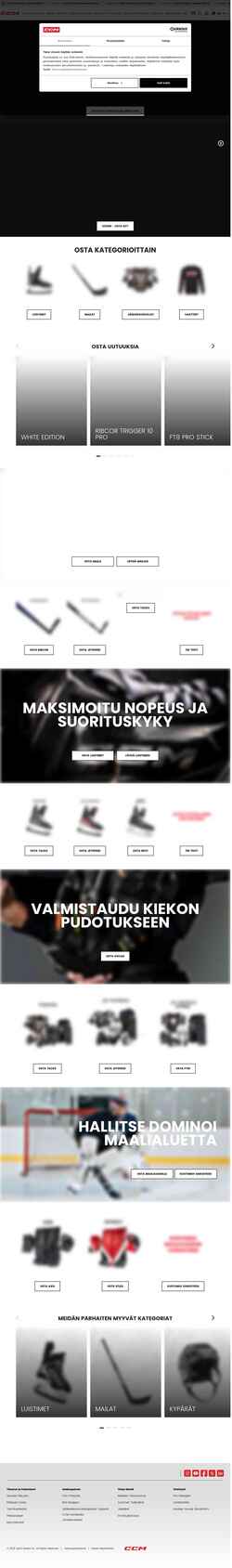 Snimka zaslona ccmhockey.com