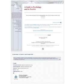 Snimka zaslona guidetopsychology.com