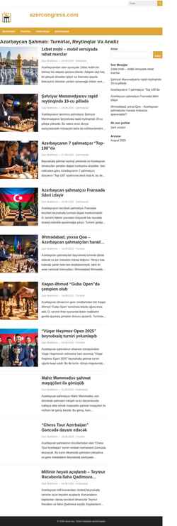Screenshot azercongress.com