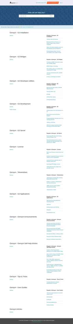Screenshot gensym-ignitetech.kayako.com