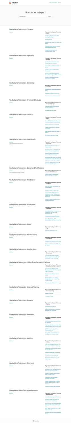 Screenshot telescope-supportdesk.kayako.com