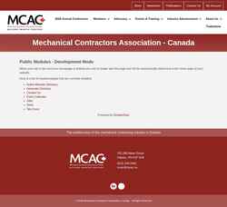 Screenshot members.mcac.ca