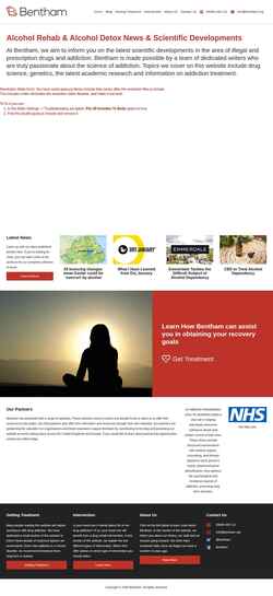 Screenshot www.bentham.org