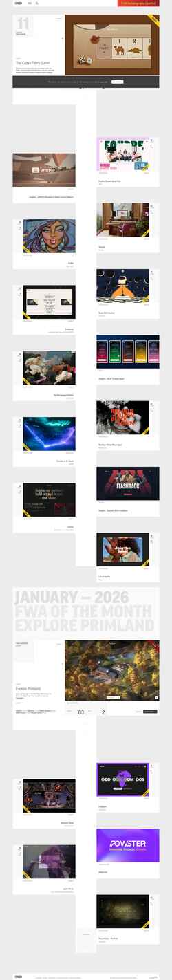 Captură de ecran thefwa.com