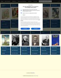 Captura de pantalla americanliterature.com