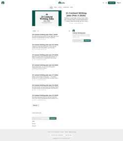 Skärmdump contentwritingjobs.com