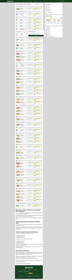 Screenshot soccervise.com