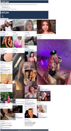 Снимак екрана listcam.com