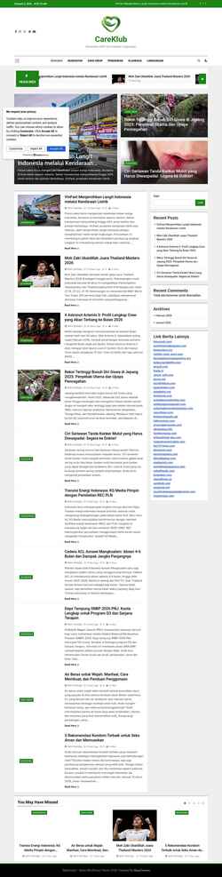 Screenshot careklub.com