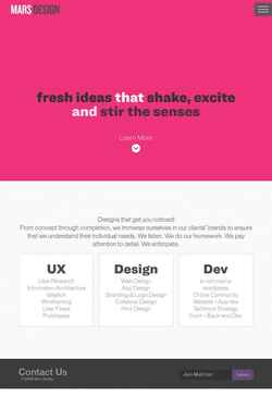 Screenshot marsdesign.com