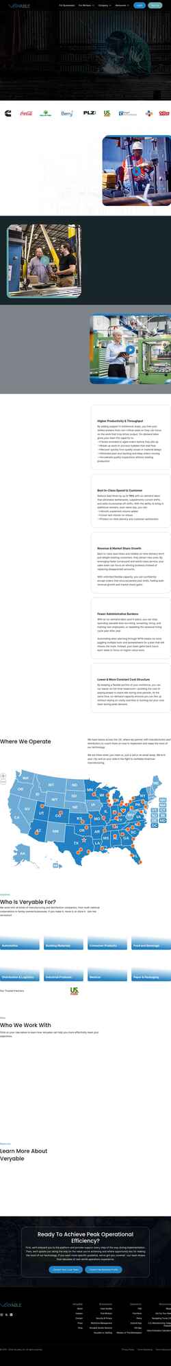 Screenshot www.veryableops.com