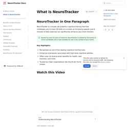 Screenshot docs.neurotrackerx.com