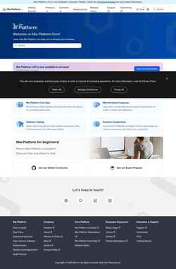 Screenshot docs.mia-platform.eu