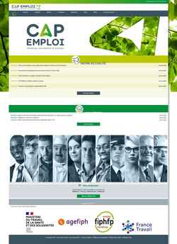 Screenshot www.capemploi77.fr