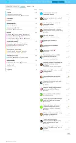 Screenshot forums.assemblee-virtuelle.org