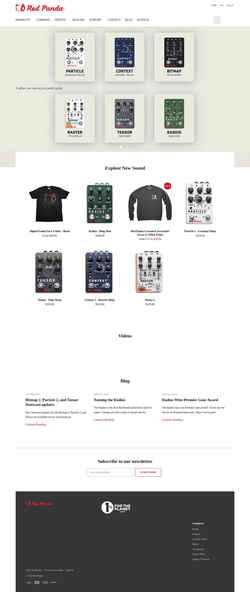 Screenshot www.redpandalab.com