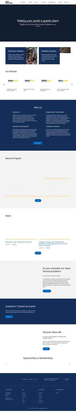 Screenshot cdm-stravitec.com