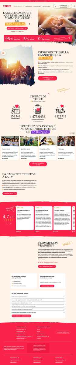 Screenshot tribee.fr