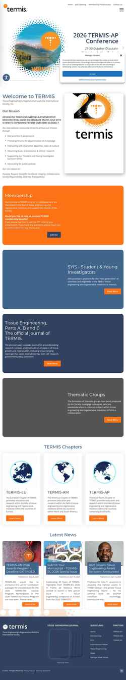 Screenshot termis.org